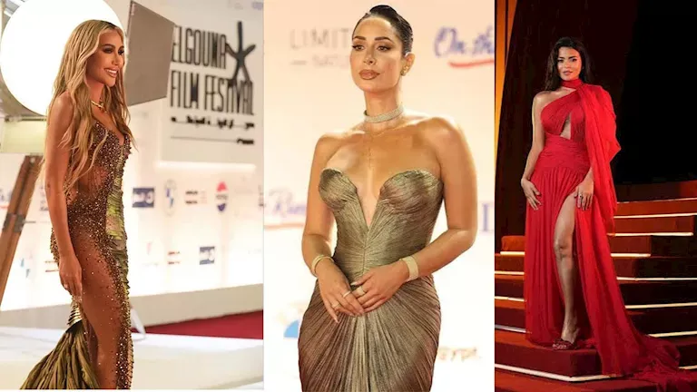 إطلالات جريئة خطفت الأنظار في مهرجان الجونة السينمائي